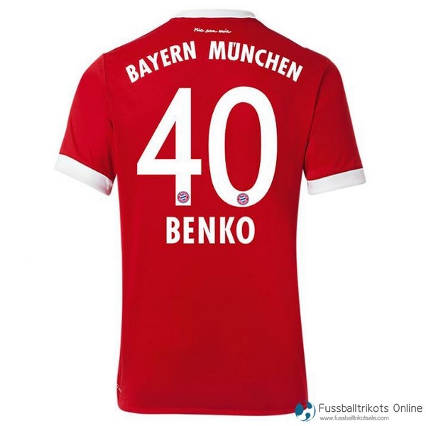 Bayern München Trikot Heim Benko 2017-18 Fussballtrikots Günstig